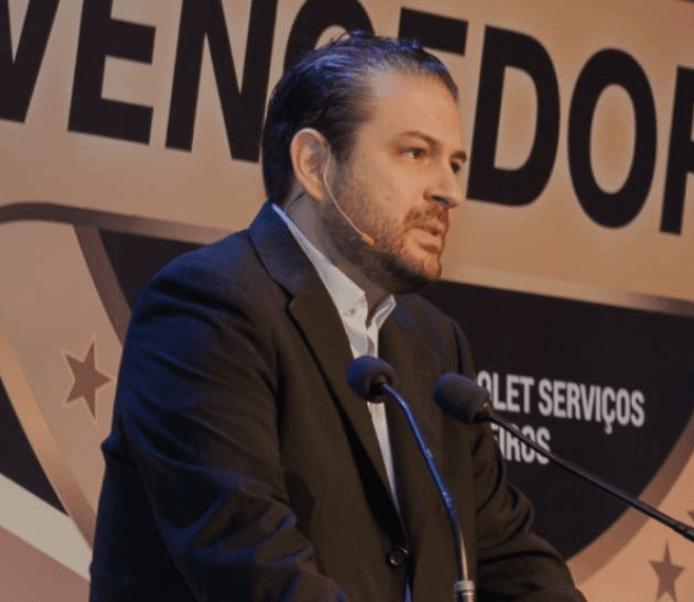Renato em palestra